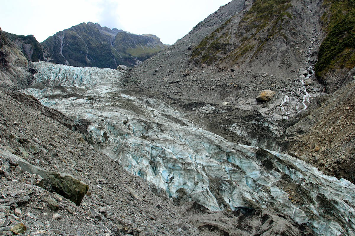 De gletsjers in Nieuw Zeeland stelden me erg teleur