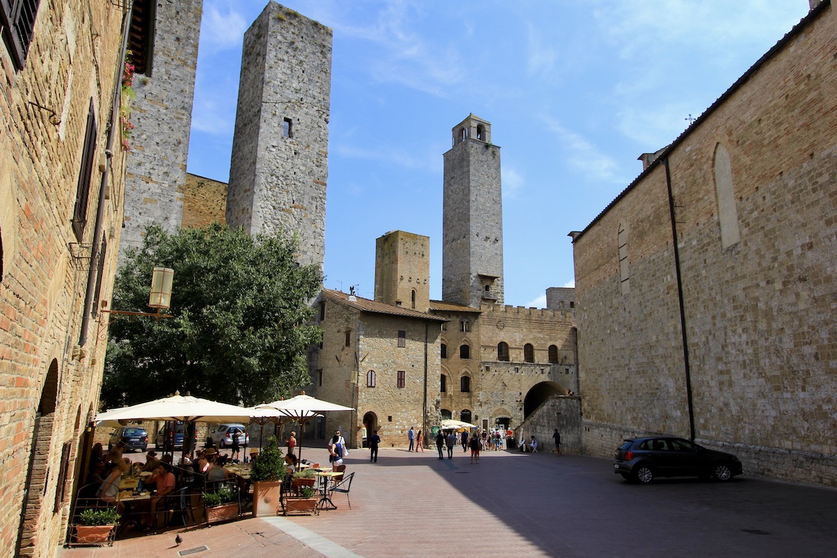 San Gimignano is een prachtig dorpje in Toscane en bekend door haar vele torens