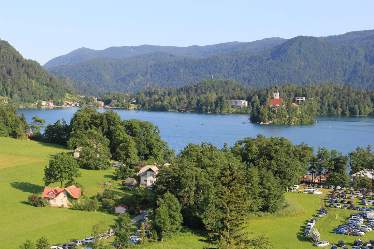 Lake Bled uitzicht Slovenie Citytrip Ljubljana