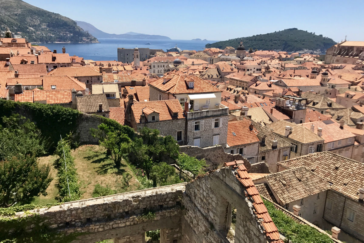 De stad Dubrovnik is een van de mooiste bezienswaardigheden in Kroatie