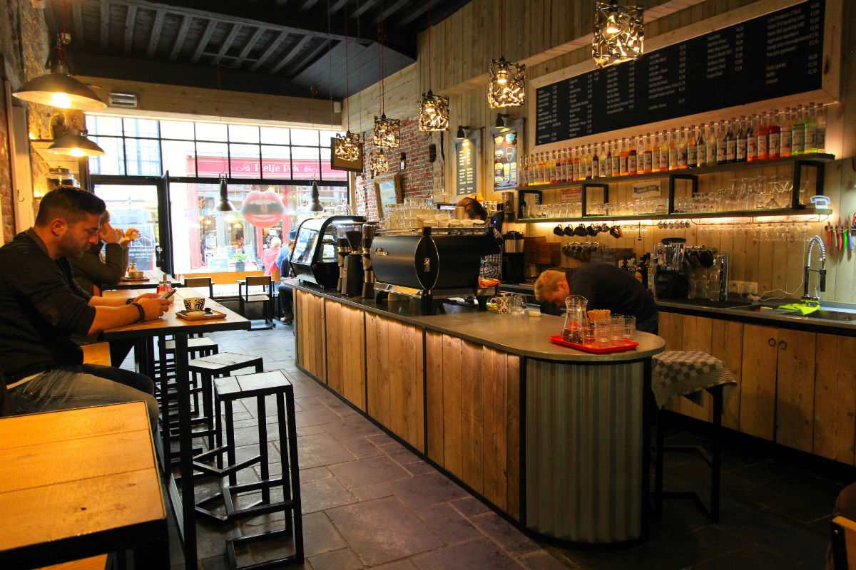 Espressobar I love Coffee de ideale plek voor koffie tijdens een weekend Brugge