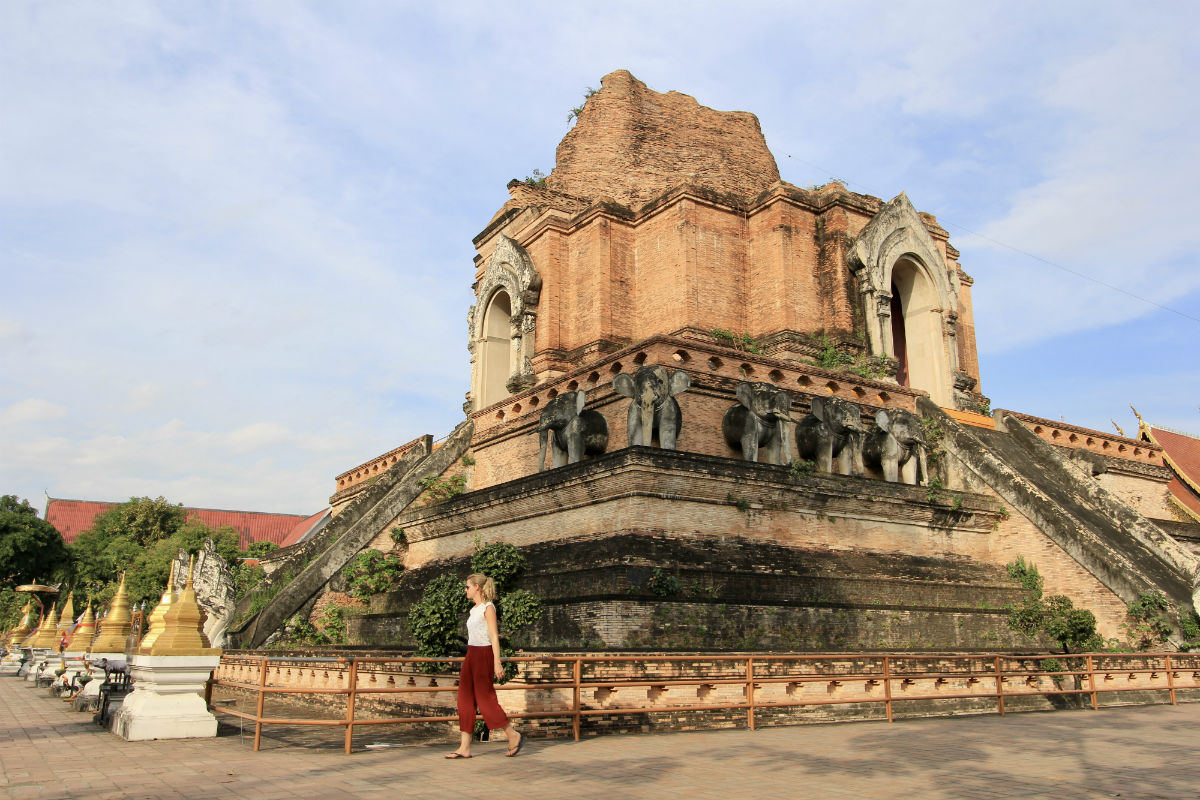 Doen in Chiang Mai - Ga tempels bekijken en bekijk de Wat Chedi Luang