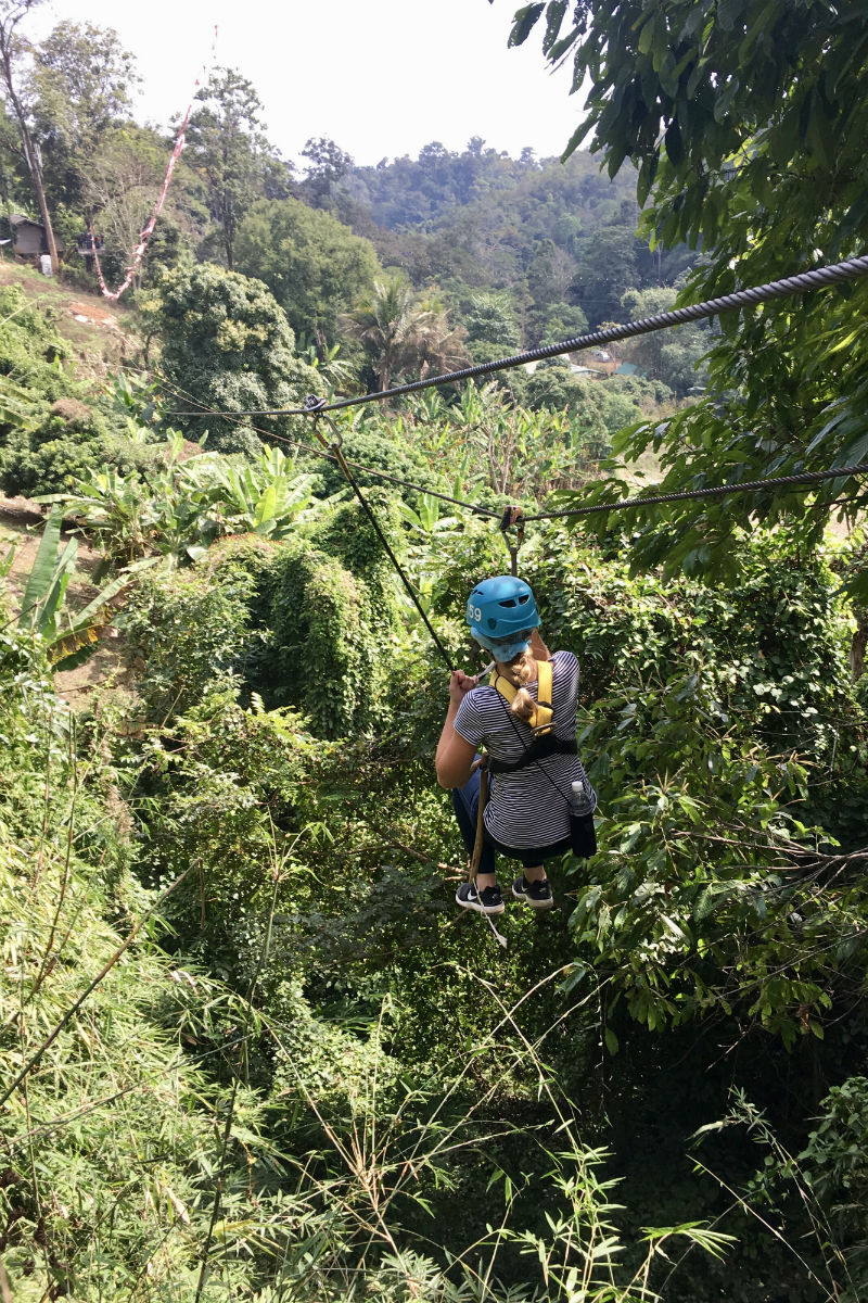 Doen in Chiang Mai - Ziplinen met Eagle Track Zipline door de Thaise jungle