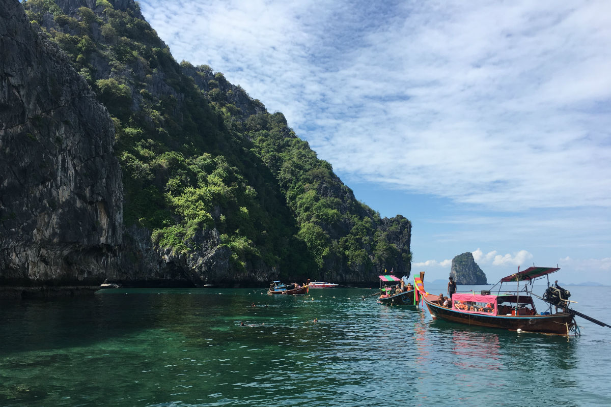 Snorkeltour langs de four islands bij Koh Lanta Thailand