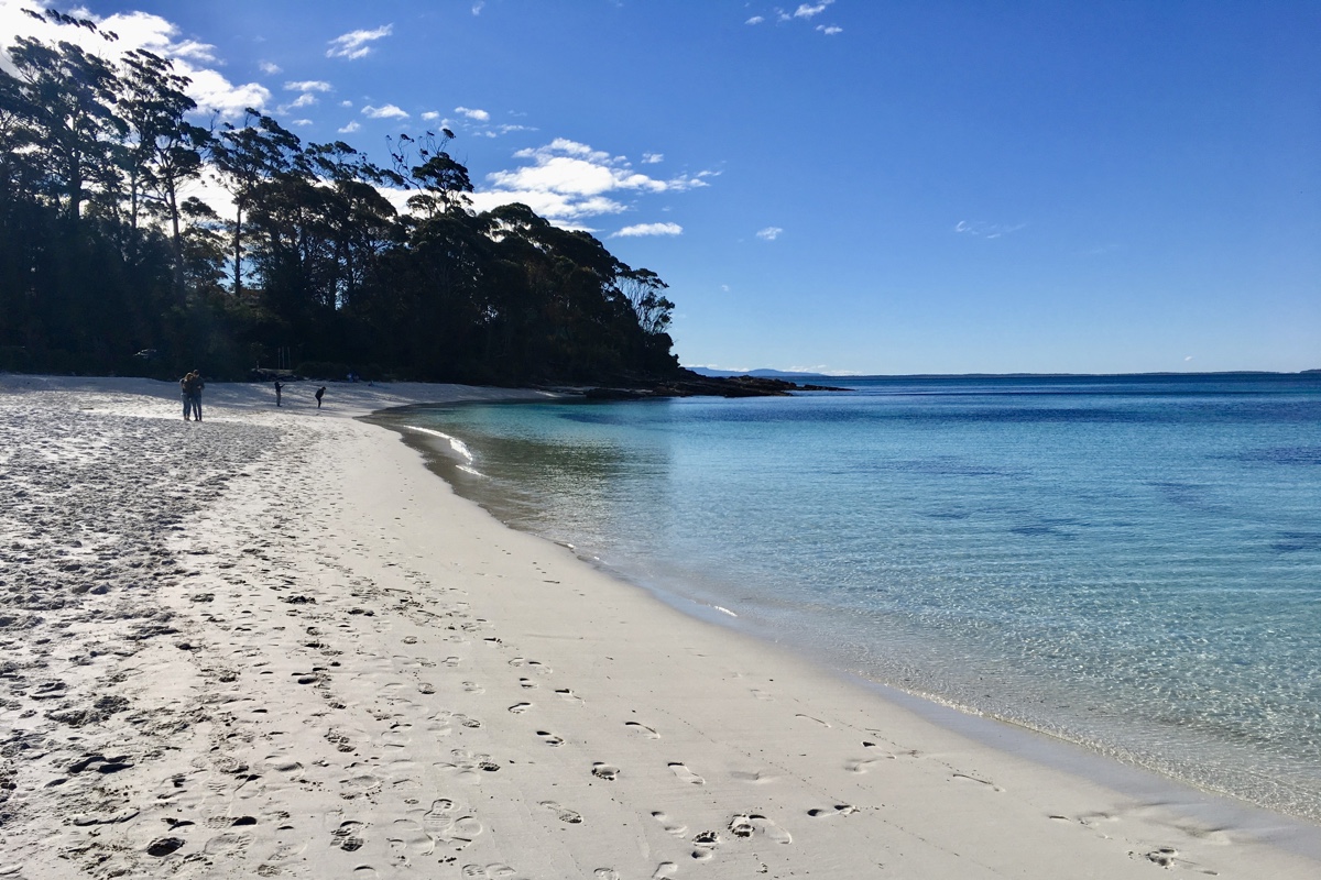 De stranden van Jervis Bay zijn witter dan wit en op slechts 3 uur rijden vanuit Sydney