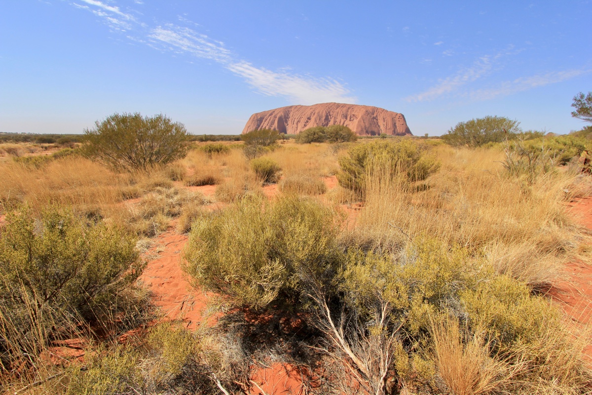 Tijdens een bezoek aan the red centre mag Uluru niet ontbreken