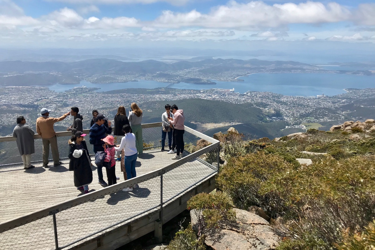 Wat te doen in Hobart? Bezoek Mount Wellington in Tasmanie