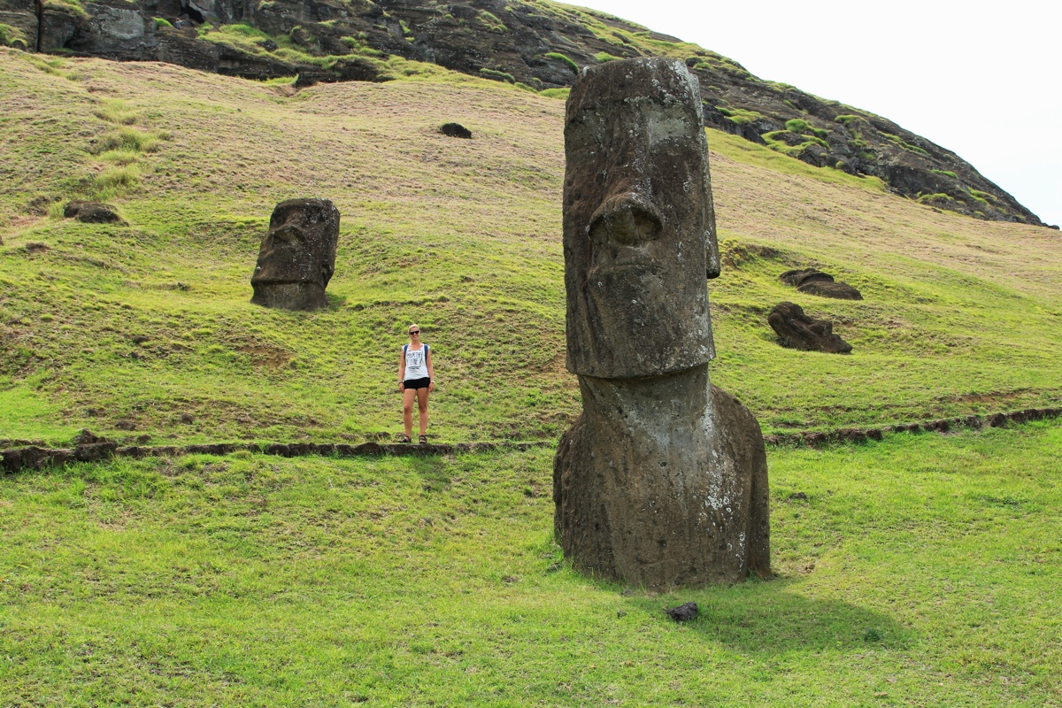 Paaseiland bezoeken? Ga dan ook naar de Nursery, Ranu Raraku dat is waar de moai verder vervaardigd.
