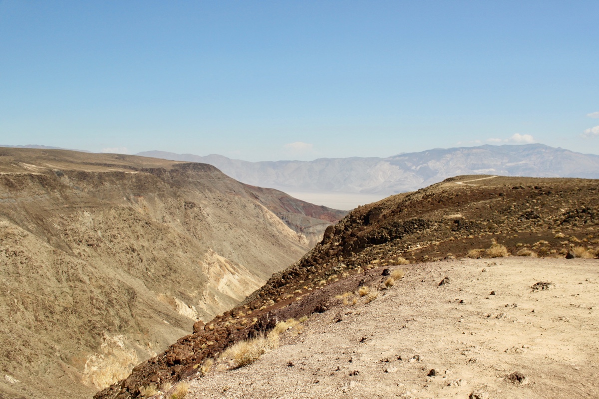 De hoogtepunten van Death Valley langs de westkust van Amerika