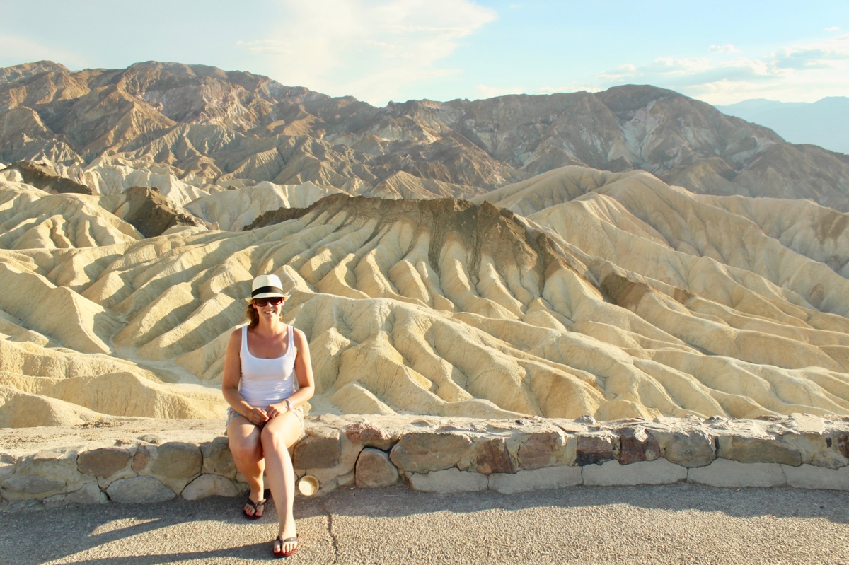 Zabriskie Point is een van de mooiste bezienswaardigheden in Death Valley