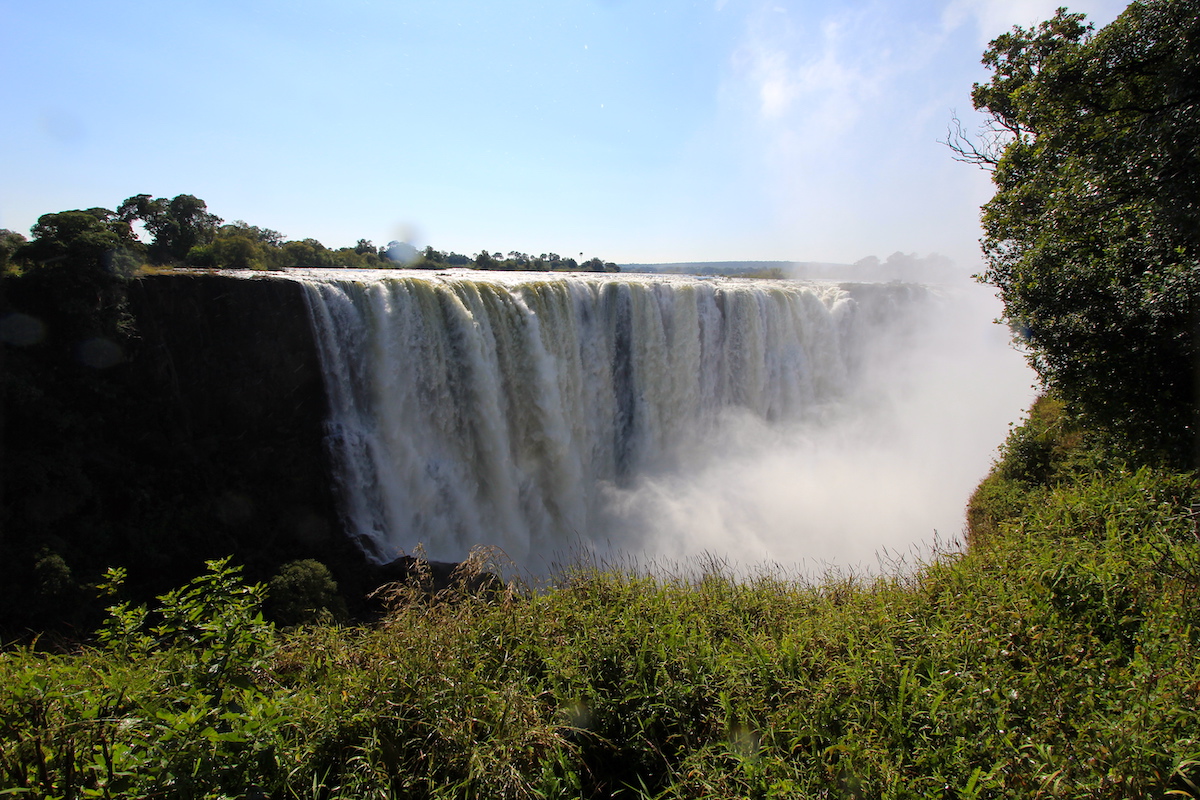 De Victoria Falls is een van de mooiste watervallen ter wereld