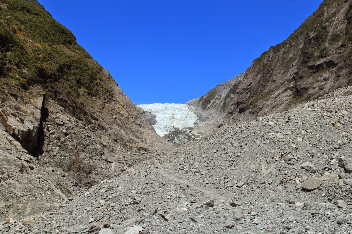 De gletsjers in Nieuw Zeeland stelden me erg teleur