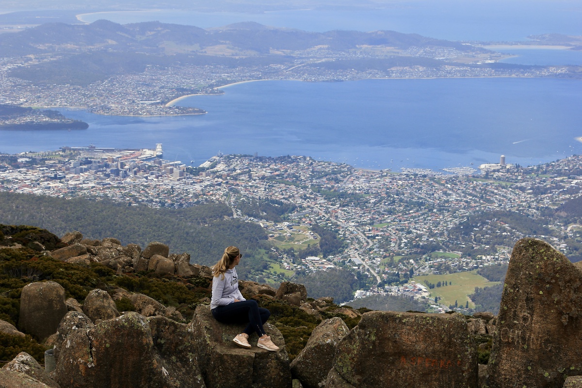 De leukste dingen om te doen in Hobart? Bezoek Mount Wellington