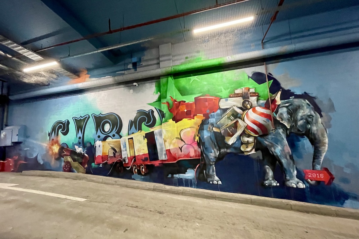 Street Art in Groningen: wandelroute langs de Circus Parkeergarage