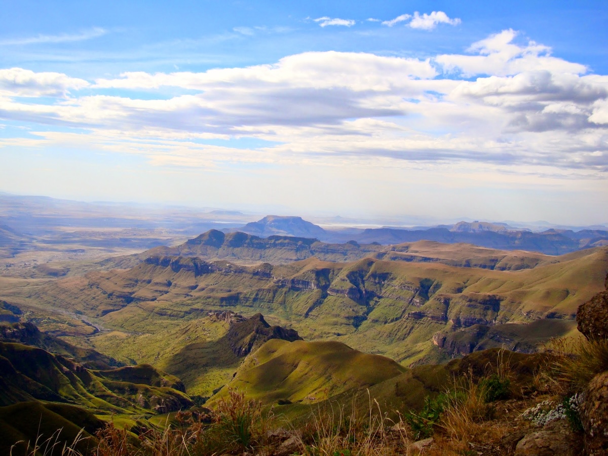 Uitzicht Drakensbergen Zuid Afrika